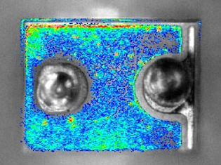 CCDカメラによるVf以下での輝度ムラ観察